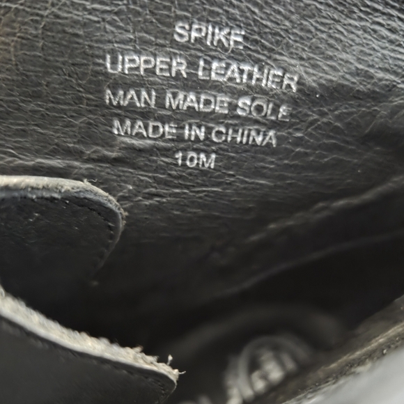 Jeffrey Campbell Womens Green Spike Platform Ankle Boots Black Size 10 - Picture 3 of 14